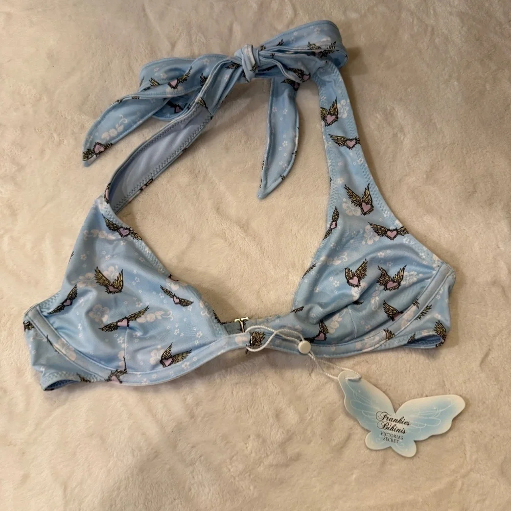 New! Frankies Bikinis Victorias Secret Heaven on Earth Bikini Top 31040